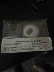 Certified Genuine Authentic Emerald (Loose Gemstone)