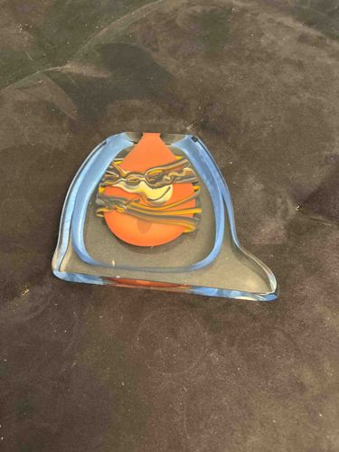 Mid-Century Modern Art Glass Paperweight / Sculpture