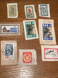 Collection of Vintage German Democratic Republic (DDR) Post-War Stamps