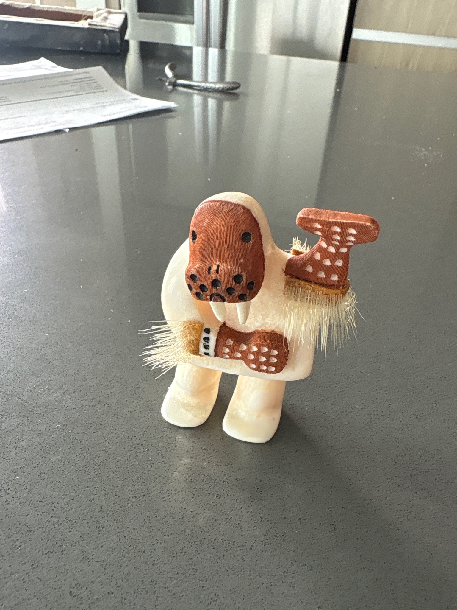 Inuit Walrus Shaman Sculpture