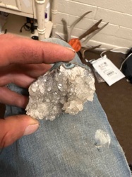Quartz Geode Half
