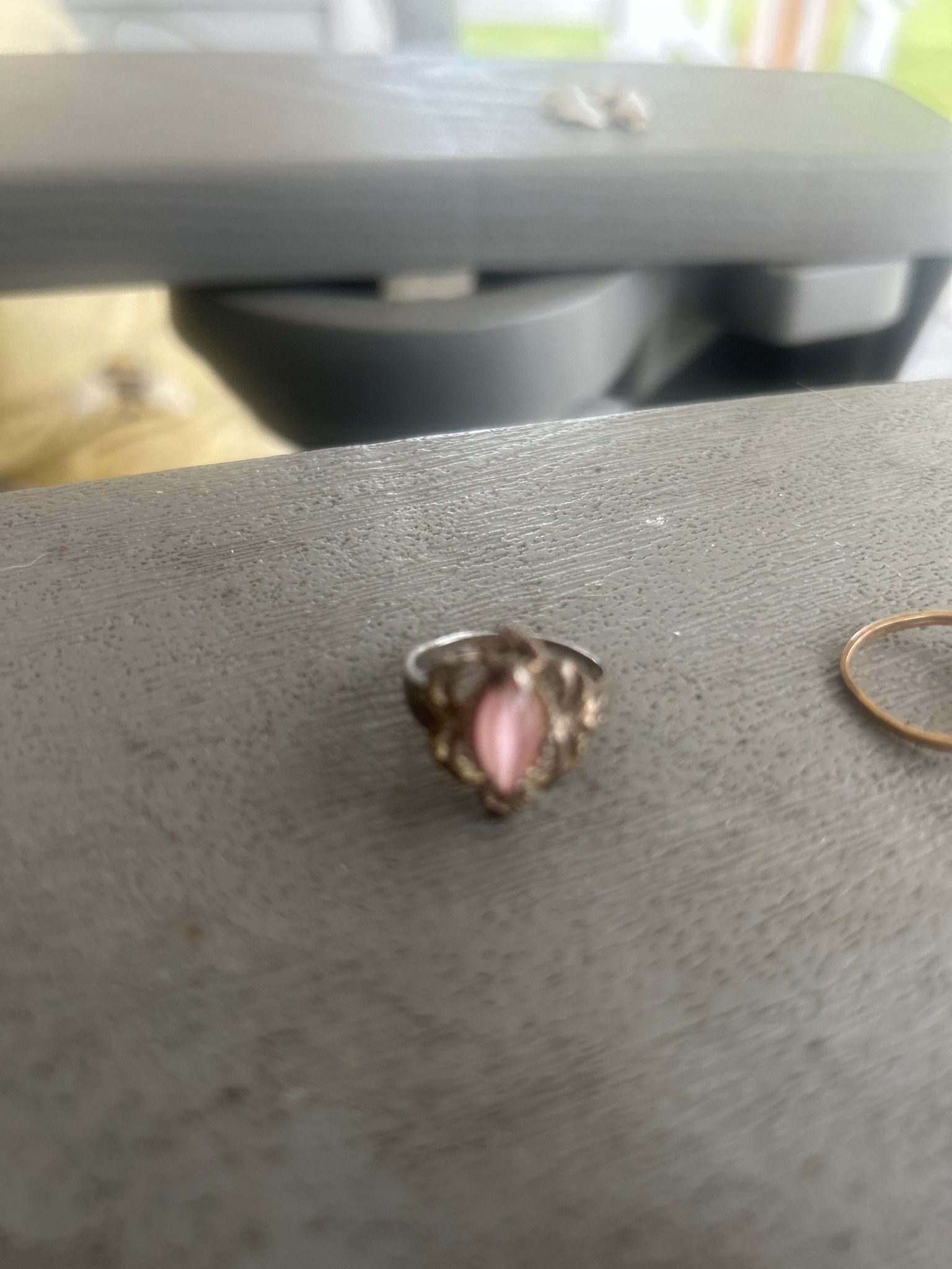 Submitted photo of Pink gemstone cocktail ring