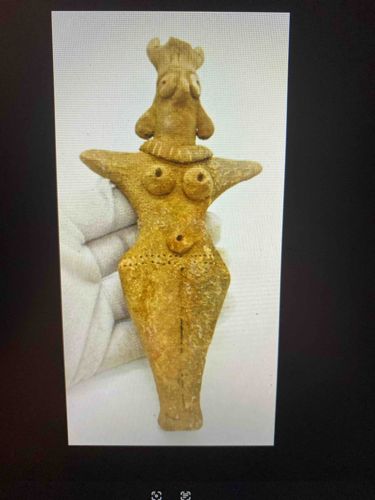 Syro-Hittite Terracotta Fertility Goddess Worshipper Figure