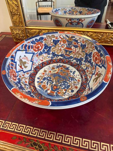 Japanese Imari-Style Porcelain Charger or Bowl