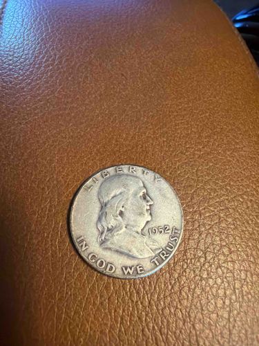1952 Benjamin Franklin Silver Half Dollar