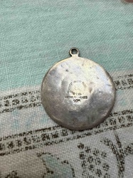 Mexican Sterling Silver Pendant Back