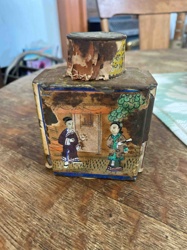 Antique Chinese Decorated Tea Caddy