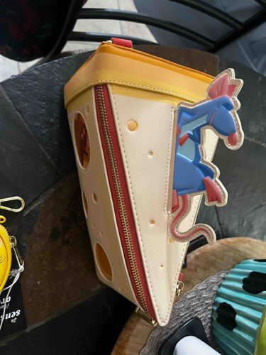 Loungefly Disney Ratatouille Remy Cheese Wedge Crossbody Bag