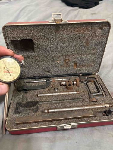 Starrett Dial Bore Gauge Set in Metal Case