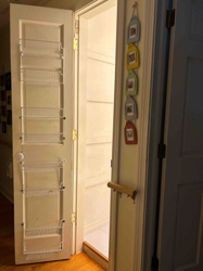 Pantry Door Organization System with Decorative Accents