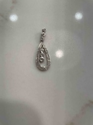 Diamond Teardrop Pendant