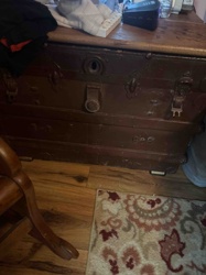 Vintage Blanket Chest Trunk