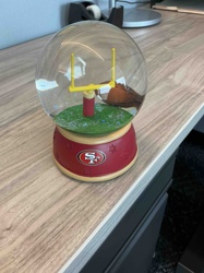 San Francisco 49ers Football-Themed Snow Globe