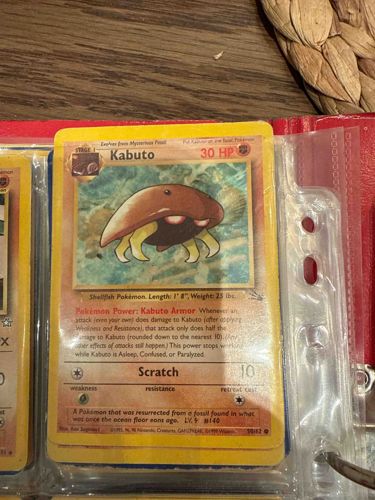 Kabuto 1st Edition - Fossil Expansion - Pokémon Trading Card Game