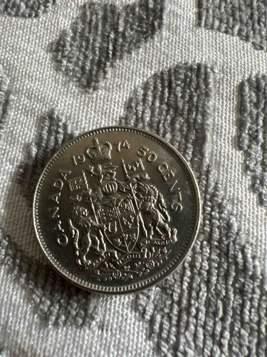 1974 Canadian 50 Cents Coin