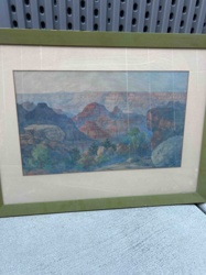 Framed Grand Canyon Landscape Print/Painting