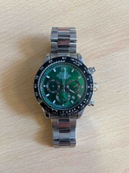 Rolex Daytona Chronograph Watch with Green Dial