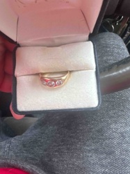 Men's Three-Stone Diamond Ring