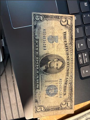 Series 1934A $5 Silver Certificate (Blue Seal)