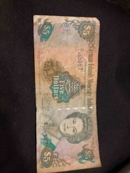Cayman Islands Five Dollars Banknote