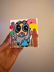 Powerpuff Girls-style Character Miniature Painting