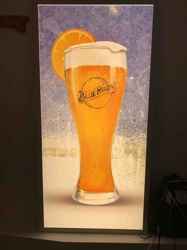Blue Moon Brew Co. Light-Up Advertising Sign