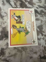 Vintage Cartoon Baseball Trading Card - 'Satamiky Jans' #312