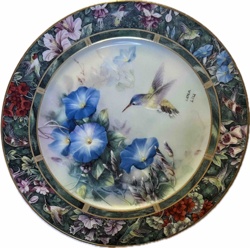 Lena Liu's 'Violet-Crowned Hummingbird' Collector Plate (Plate #1A)