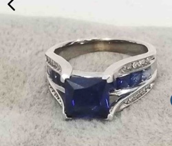 Gold and Sapphire Statement Ring