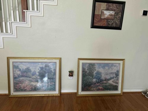 Framed Landscape Wall Art Prints (Set of 2)