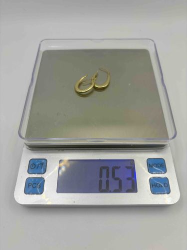 Vintage 14k Yellow Gold Small Hoop Earrings