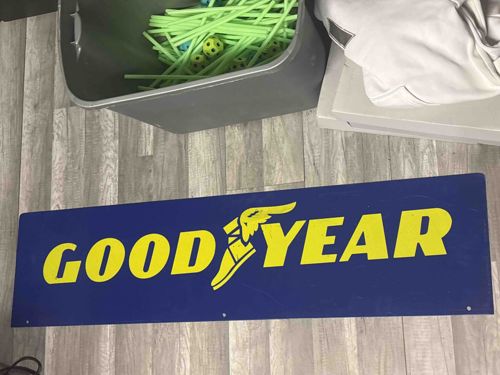 Goodyear Advertising Sign