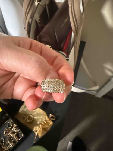 Cluster-style Pave Diamond or CZ Ring