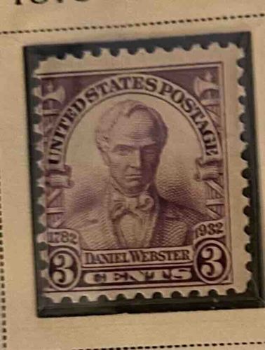 Daniel Webster US Postage Stamp, 3 Cents