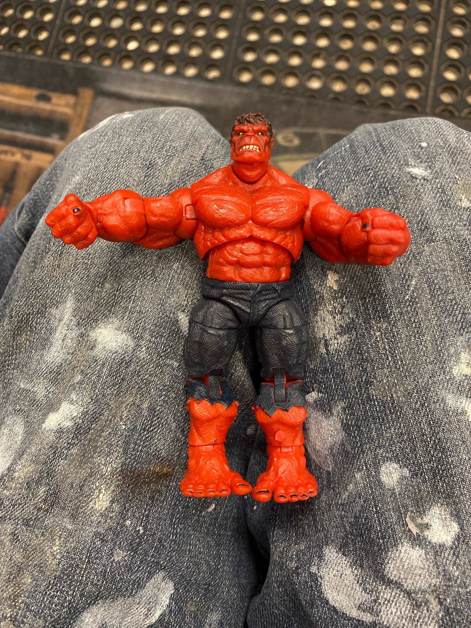 Submitted photo of Red Hulk action figure (not authenticated)