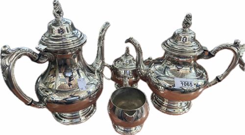Oneida USA Silver Plated Tea and Coffee Service Set
