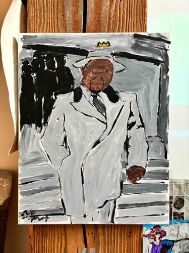 Overlord Scooch Portrait from 'Service' Exhibition