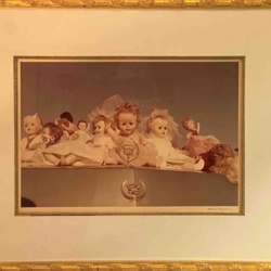 William Eggleston: Dolls on Cadillac Hood (1973) Dye Transfer Print