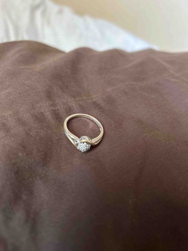 Two-Tone Diamond Cluster Bypass Ring