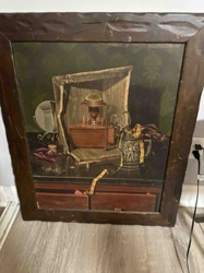 Three-Dimensional Sewing Still Life Framed Artwork