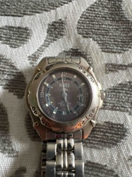 Roots Men's/Unisex Stainless Steel Wristwatch with Dark Dial