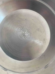 Pewter Pitcher with 'REIN ZINN' Maker's Mark