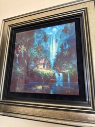 James Coleman "Akaka Falls" Limited Edition Lithograph On Canvas