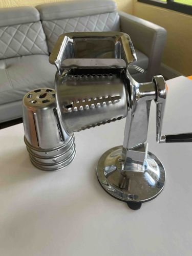 Vintage Rotary Grater with Suction Base