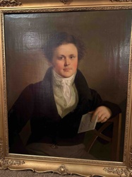 Portrait of a Gentleman, Oil on Cardboard