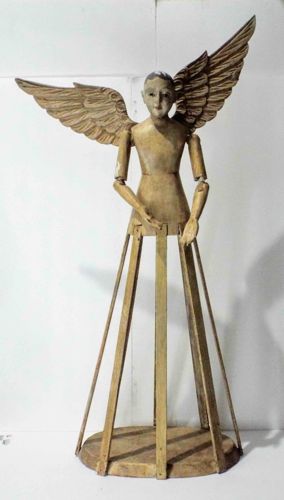 Spanish Colonial Santos Manikin Angel (Estatua de Animas)