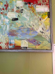 Abstract Impasto Painting