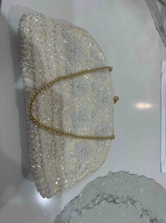 Vintage Beaded & Sequin Evening Bag / Clutch