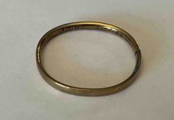 Vintage Engraved Baby Bangle Bracelet