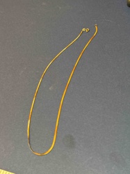 14k Gold Multi-Color Serpentine Chain Necklace